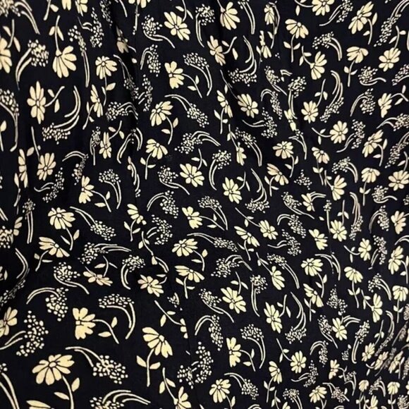 💕REFORMATION💕 Gavin Dress ~ Monterey Navy Blue Floral Print 4 - Picture 10 of 16